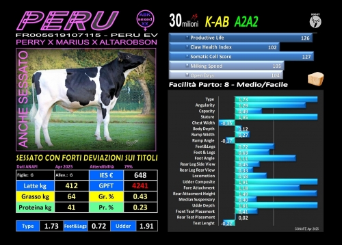 PERU - FR005619107115 (Sessato) - FBI GENETICS